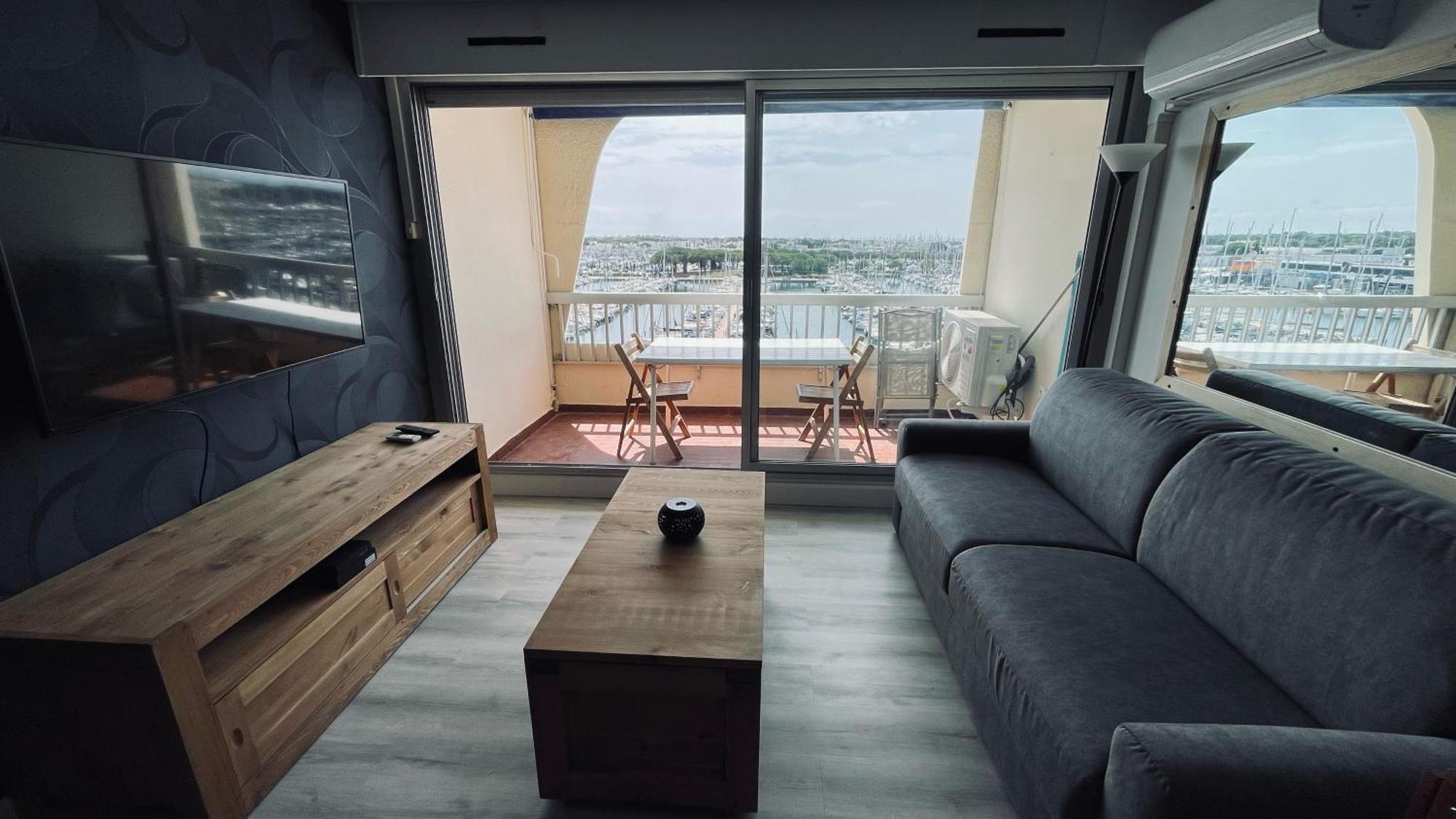 Studio, Vue Imprenable Marina Le Grau-du-Roi Exteriér fotografie